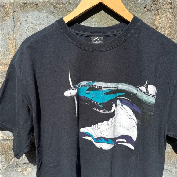Vintage Air Jordan Grapes t shirt size L 2006 basketball hip hop rap tee - Picture 1 of 5